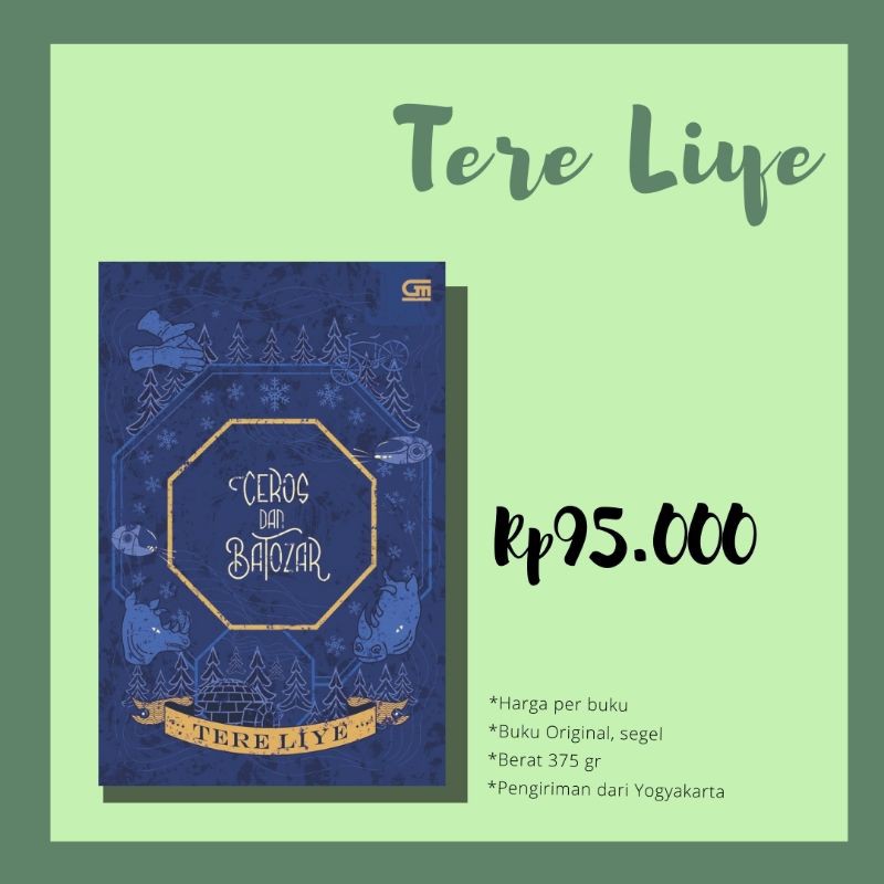 Novel Ceroz dan Batozar - Tere Liye - Serial Bumi