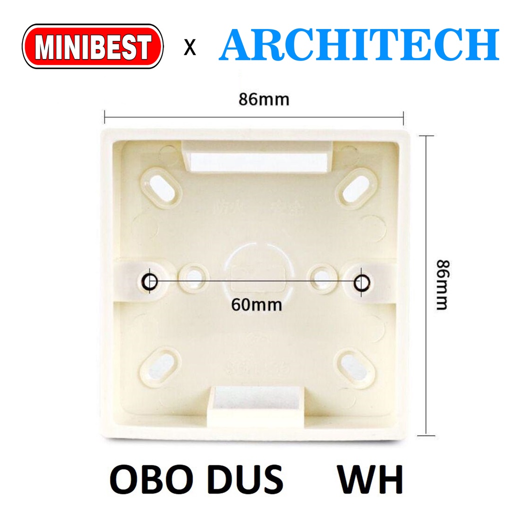 OBO Dus ARCHITECH OutBow Dus Tebal / OB Dus / Out Bow Dus Putih HITAM OutBowDus SAKLAR