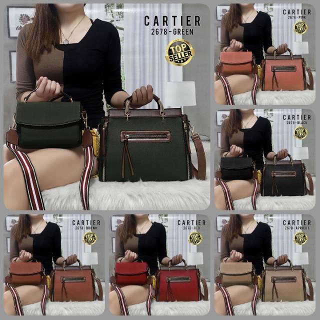 CARTIER BAG SET HANDBAG