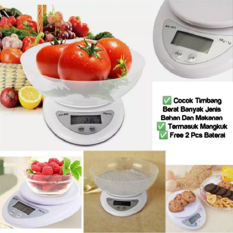 Timbangan Elektrik Kitchen Scale Digital / SF400/B05⭐ Toko10 ⭐