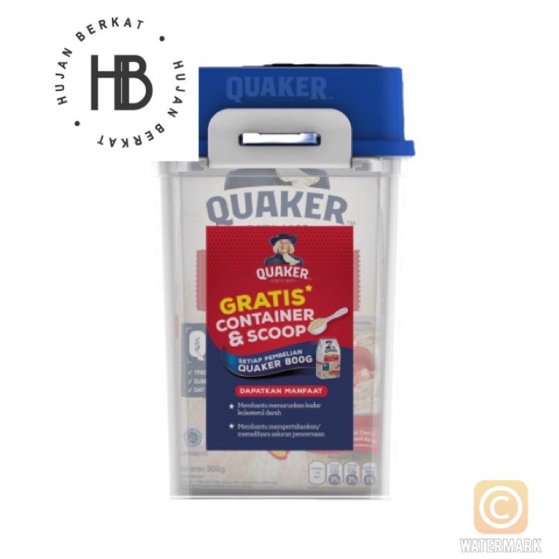 

Quaker 800 gram Tanpa Toples
