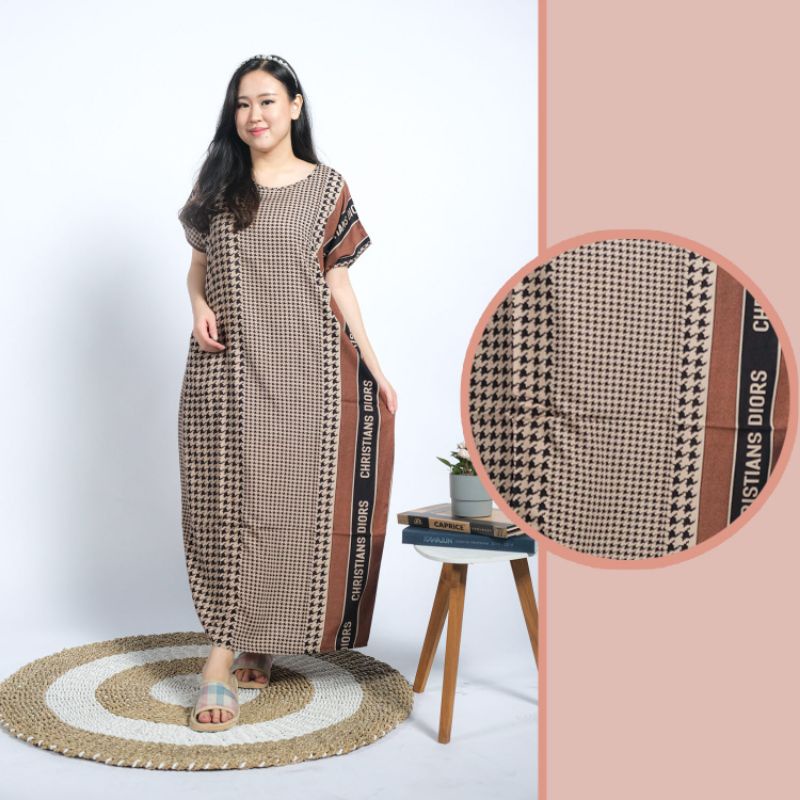 daster bali habel verell panjang semata kaki rayon premium baju tidur murah-K18