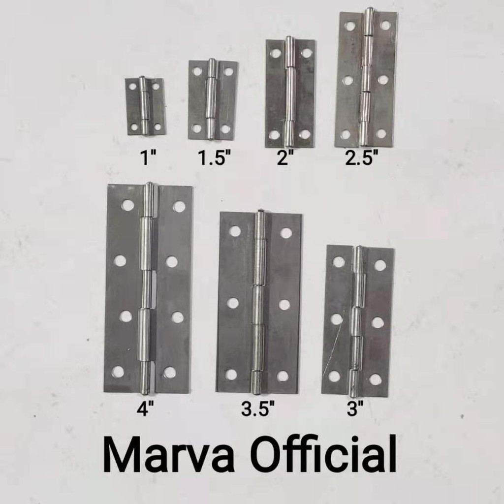 ENGSEL TIPIS 3.5" 3 1/2 engsel ecer engsel lusin stel Hinges besi engsel lemari engsel kupu pintu