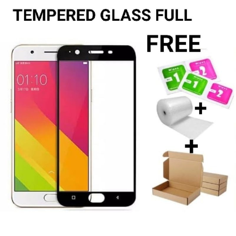 Tempered glass 5D oppo A37/A57/A59/F3/F5/F7/F9/F11/F11 pro/A59/F1S/A83/A71/Neo 9 - antigores kaca