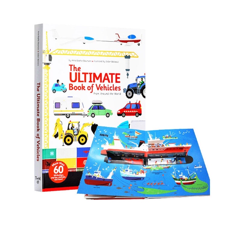 Usborne The Ultimate Book of Vehicles from Around the World - Imported English Education Book - Buku Impor Edukasi Anak