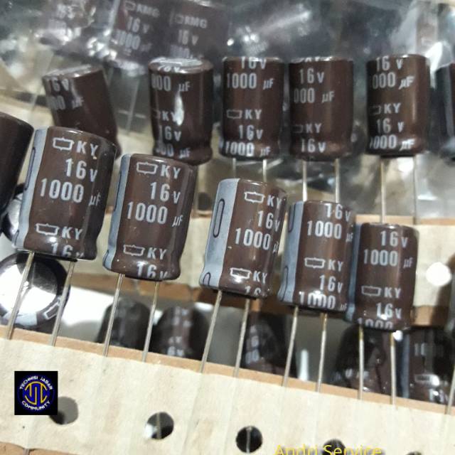 10 Pcs Elco 1000uf/16V 1000/16V 1000mf/16V