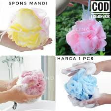 Bath Sponge Labu/ Spons Mandi Labu/ Spon 35 Gram