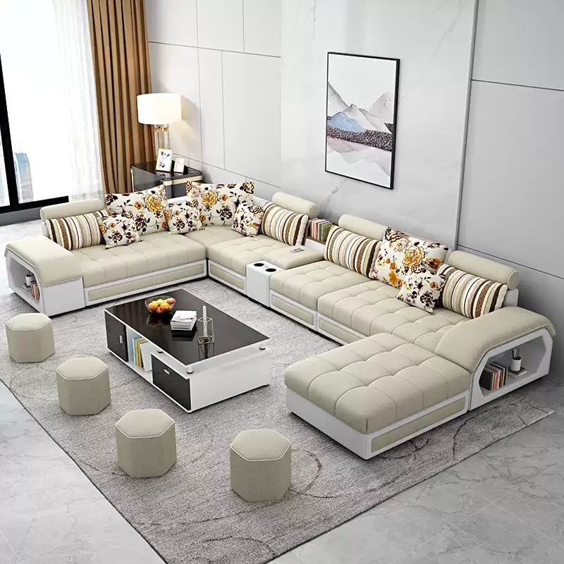 sofa leter U / sofa minimalis / sofa mewah