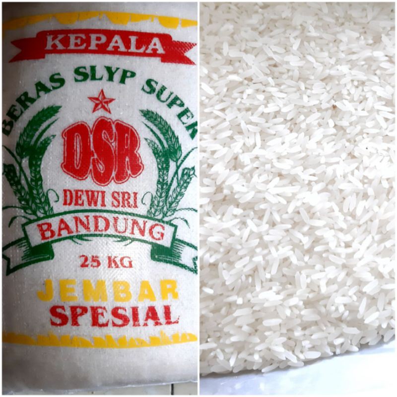 

Beras Jembar Cap Dewi Sri 5kg, 10kg, 25kg