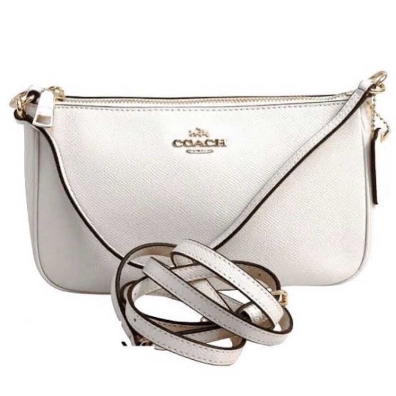 Crossgrain Leather Top Handle Pouch Crossbody Bag (25591)