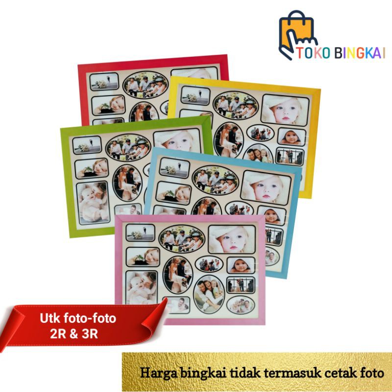 Bingkai Foto Minimalis Family, Frame Foto Minimalis Family, Bingkai Foto Keluarga (30x40 cm)