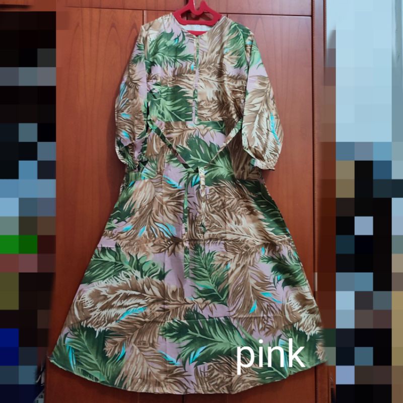 Gamis jamillah bahan katun apple fit to XL