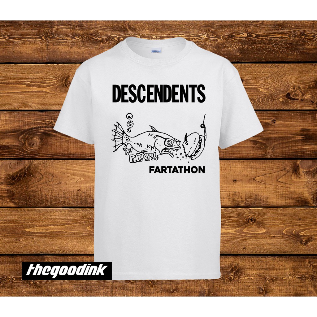 Kaos Descendents - Fartathon - Original Gildan T-shirt DTG Print
