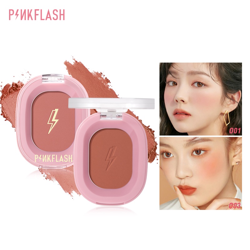 PINKFLASH Blush Soft Powder Kosmetik Blusher Cheek Makeup#OhMyHoney