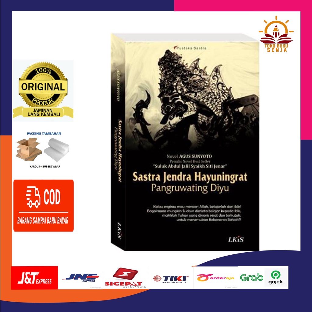 BUKU SEJARAH - SASTRA JENDRA HAYUNINGRAT - Novel Agus Sunyoto - LKIS