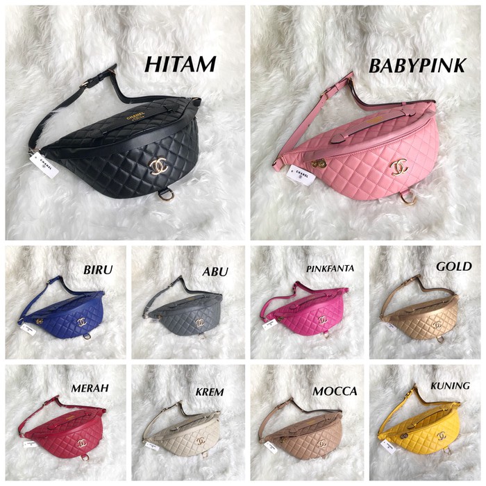 Tas Pinggang WAISTBAG CH***L Tas Batam Termurah