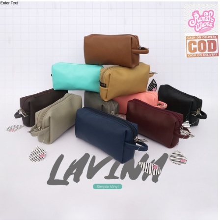 POUCH LAVINA WARNA RANDOM RUMAH WARNA
