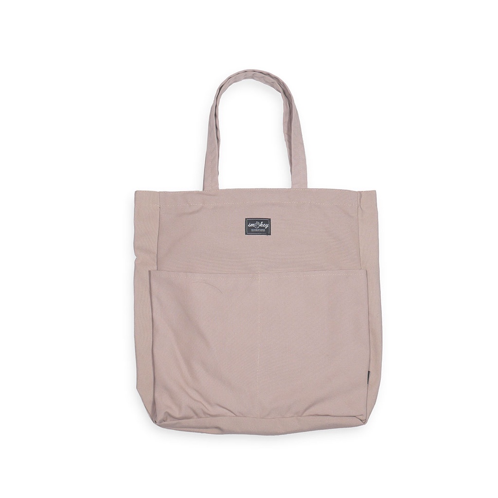 Imokey Boketto Khaki Totebag - Tas Totebag