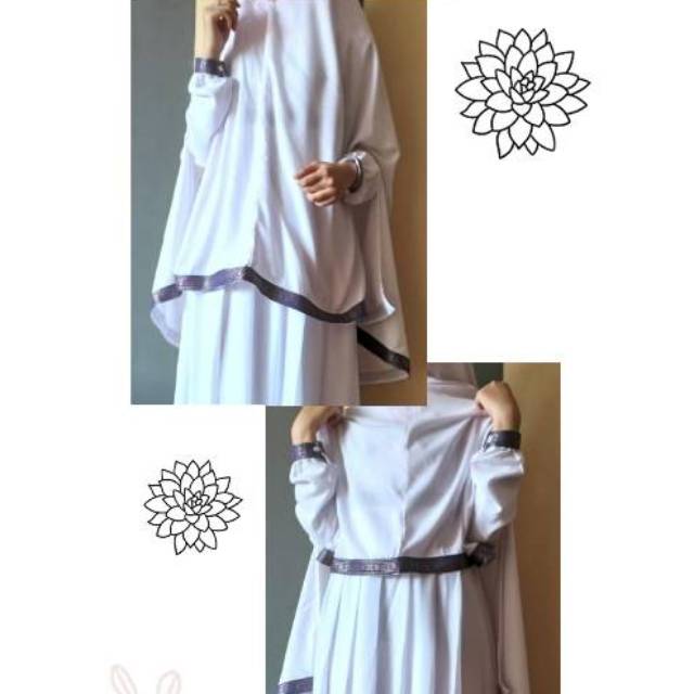 Preloved Bergo Khimar Syar'i Handsplit