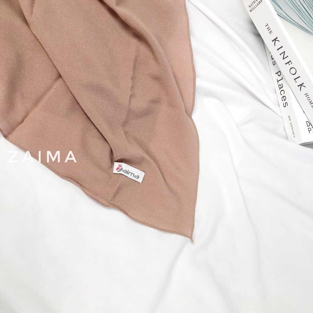 Pashmina Diamond Besar 75 x 200 Jumbo Lebar Syar'i Menutup Dada-Latte