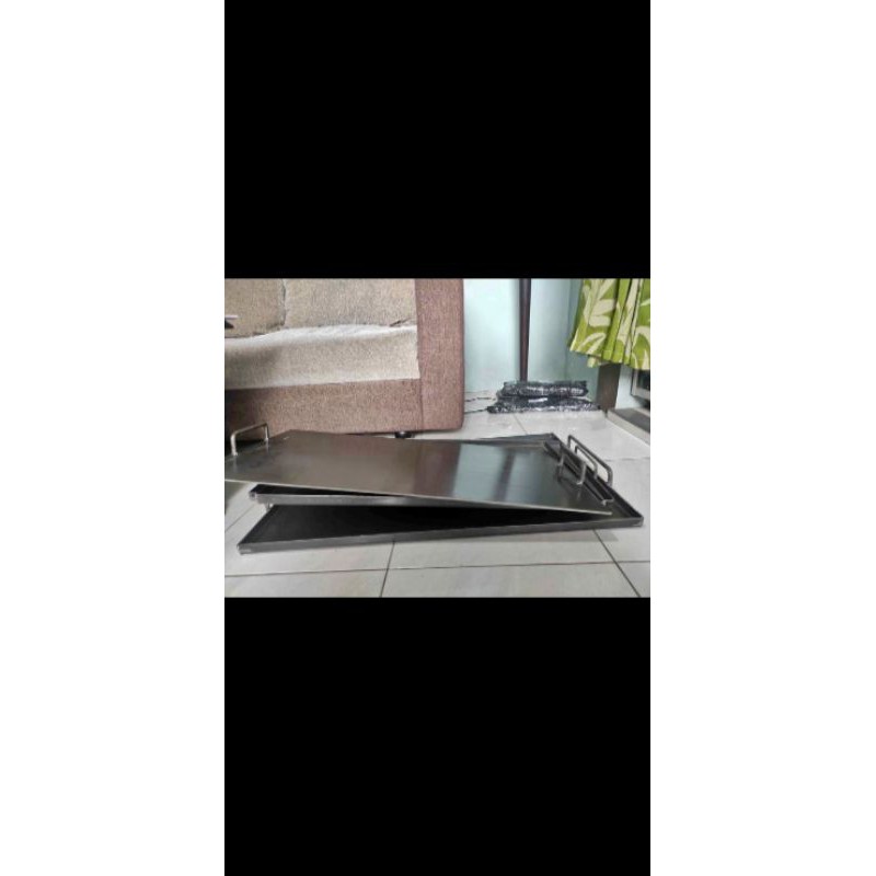 Reparasi Good (4Mm) Wajan Roti Bakar 2 Tungku / Wajan Kebab / Wajan Burger / Teppanyaki / Wajan Roti