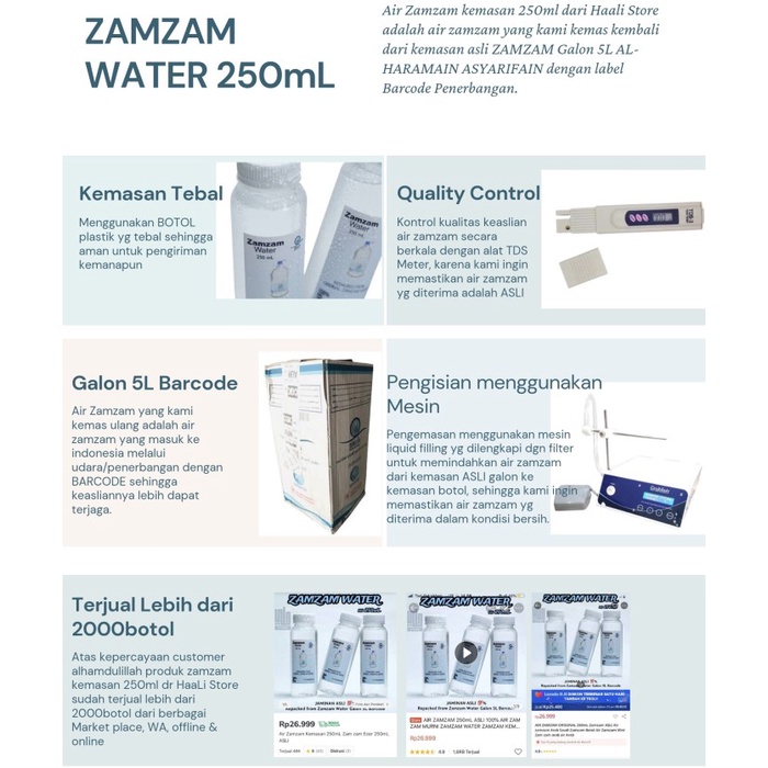 

Ge602Gt Air Zamzam Kemasan 250Ml Zam Zam Ecer 250Ml Asli Ds5545101