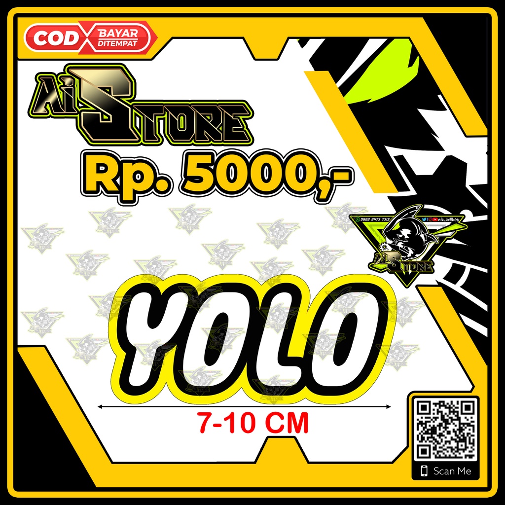 Stiker Yolo