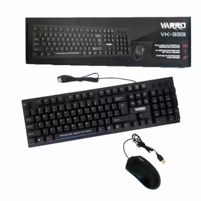 Keyboard Mouse Varro VK-333 Kabel Usb Paket