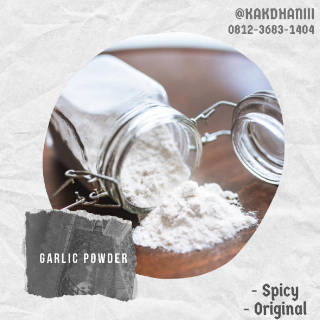 

Bubuk Bawang Putih / Garlic Powder 100-500Gr Marinasi Serba Guba