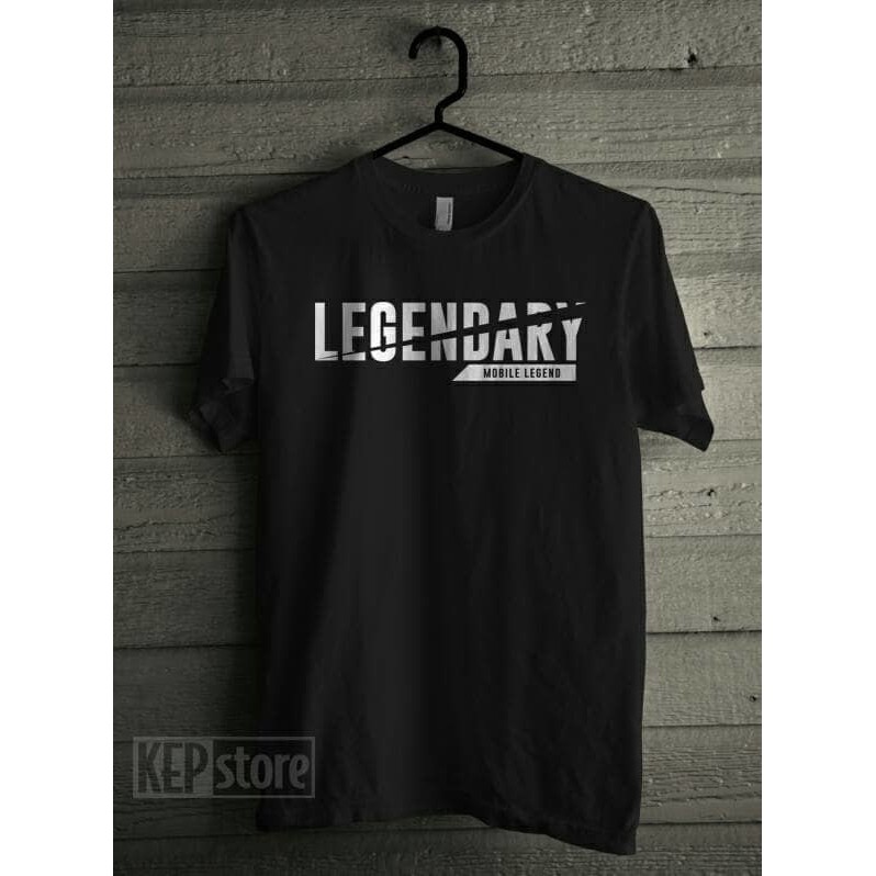 Kaos Tshirt Baju  Combed  30S  Distro LEGENDARY ML Mobile 