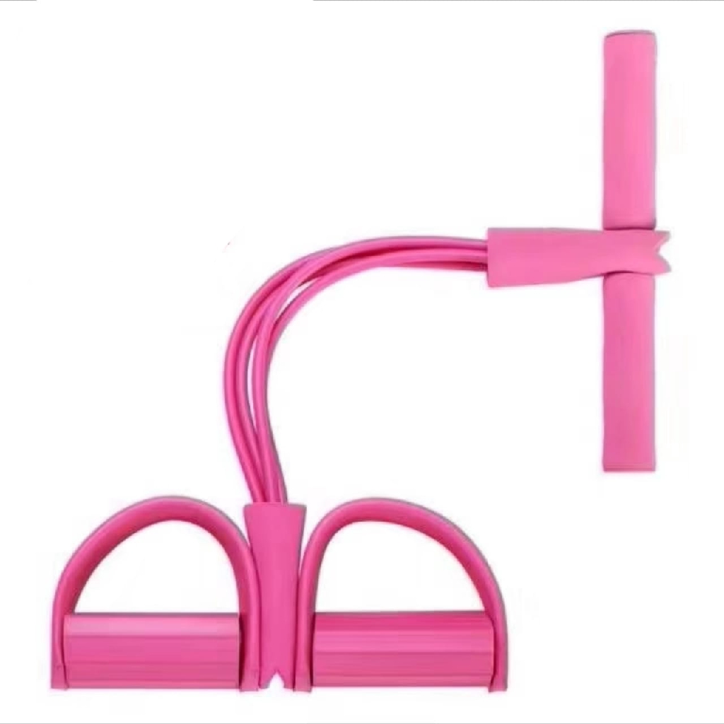MMTOYS MB179 Alat Olahraga Tummy Trimmer Pedal Tarik Latihan Sit Up Gym Fitnes / Alat Tali Olahraga-PINK