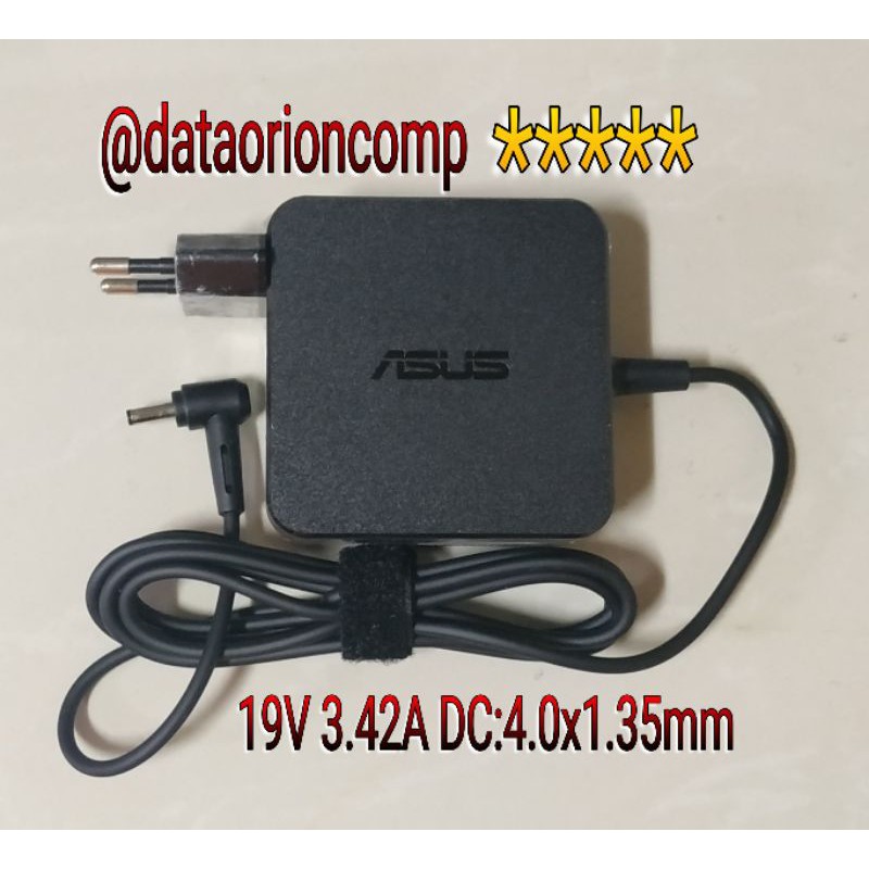 Adaptor Charger Asus Kotak 19V 3.42A DC 4.0*1.35 mm for Asus A416 A416E A412 A412F F402 F402B F412 F412F X442 A456 A456U A456UR UX481 A407 UX410