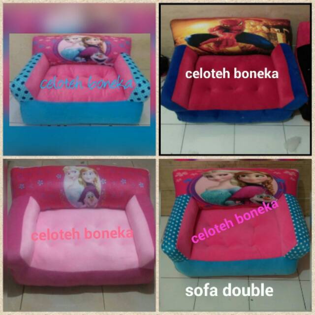 Sofa anak / sofa karakter / sofa custom / sofa anak double / sofa anak printing / sofa printing