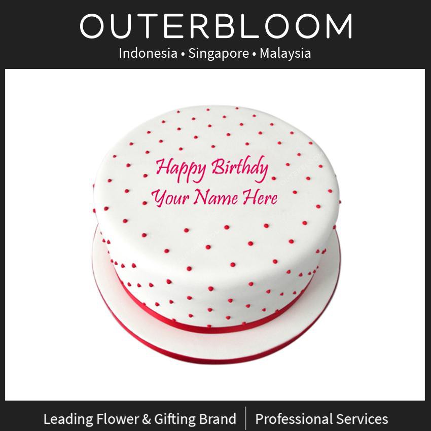 

Kue Ulang Tahun - Dot Birthday Cake