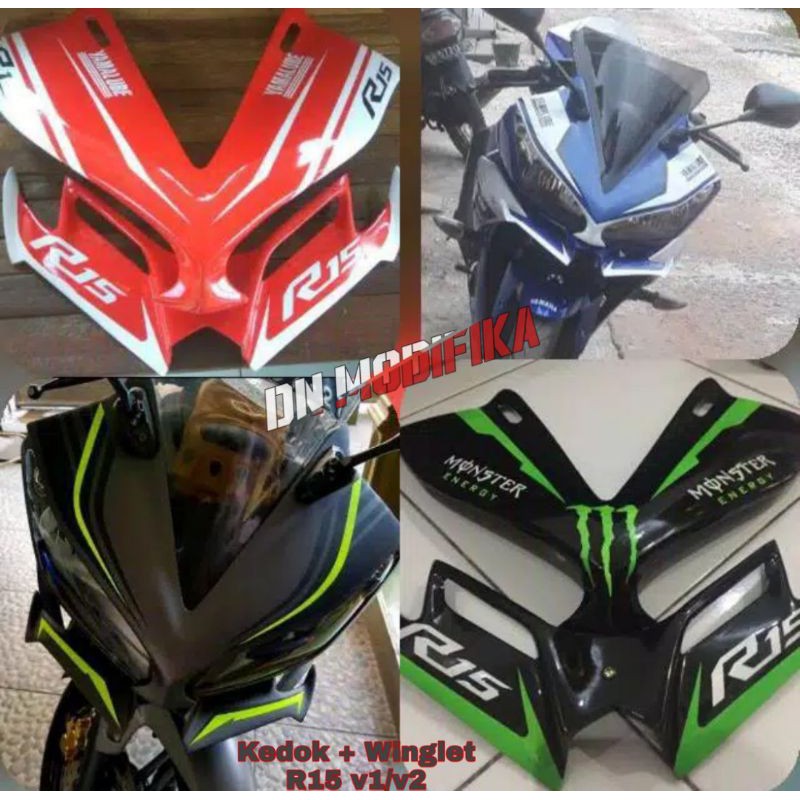 Topeng winglet R15 v2 topeng R15 v1 v2