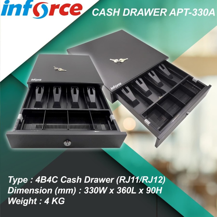 

Cash Drawer Laci Kasir Inforce APT-330