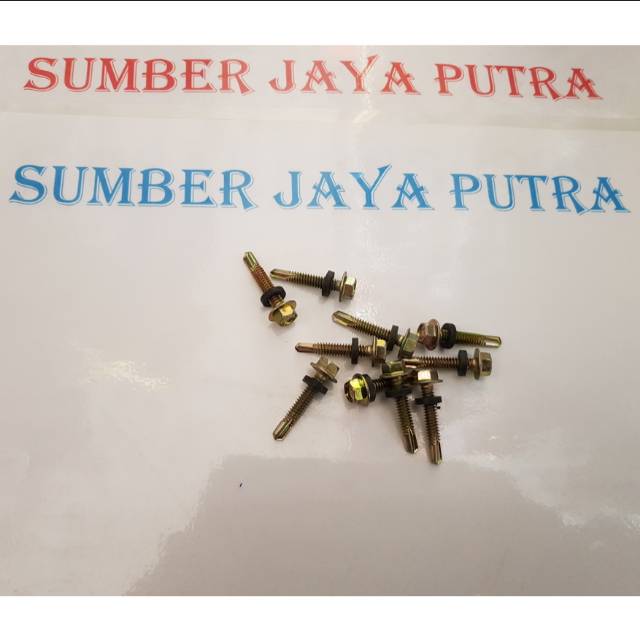 Skrup roofing skrup baja ringan sekrup screw 3 cm
