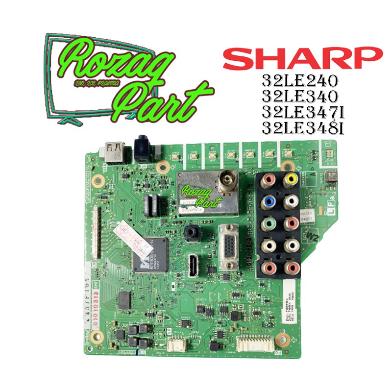 Mesin Mainboard Empeg Modul TV Sharp Type LC-32LE348I 32LE 348I