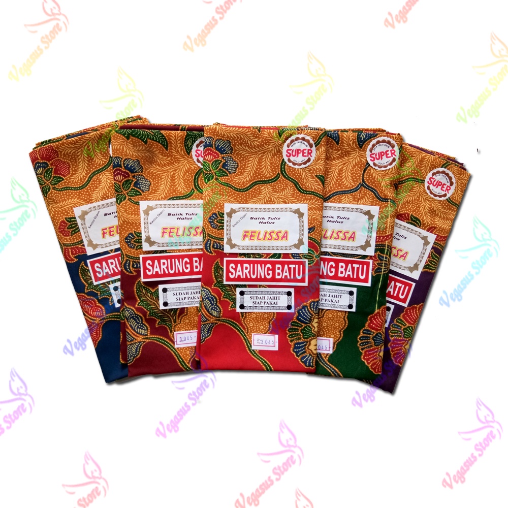 Sarung Ibu Melahirkan Sarung Murah Batu Jarik Felissa 1Pcs-Kain Sarung Wanita Sambung Santai-Vegasus Store (COD)