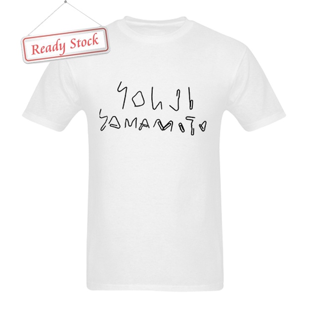 Kaos Yohji Yamamoto Tshirt Casual Unisex T-SHIRT Bahan Katun New Cotton Tees