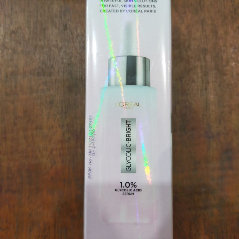 l'oreal glycolic bright glowing serum 30ml