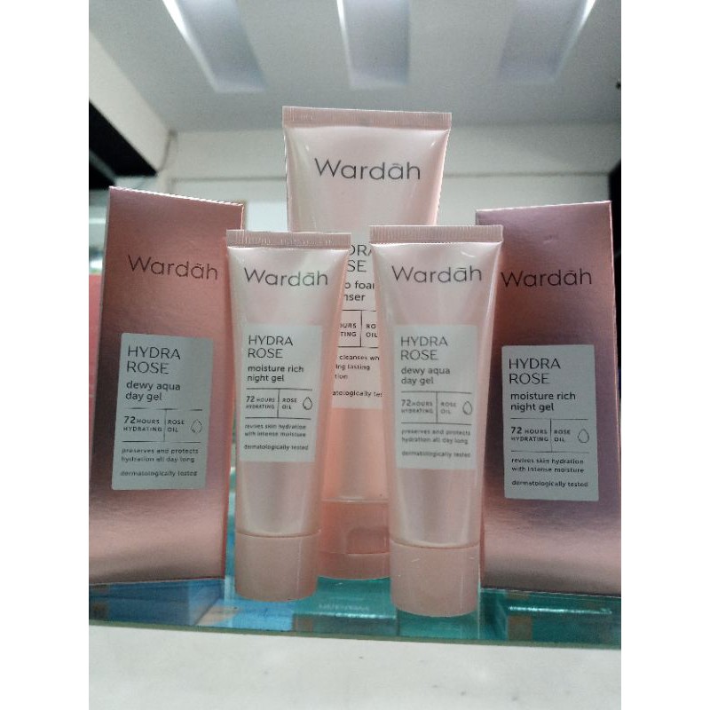 WARDAH HYDRA ROSE PAKET HEMAT 3IN1