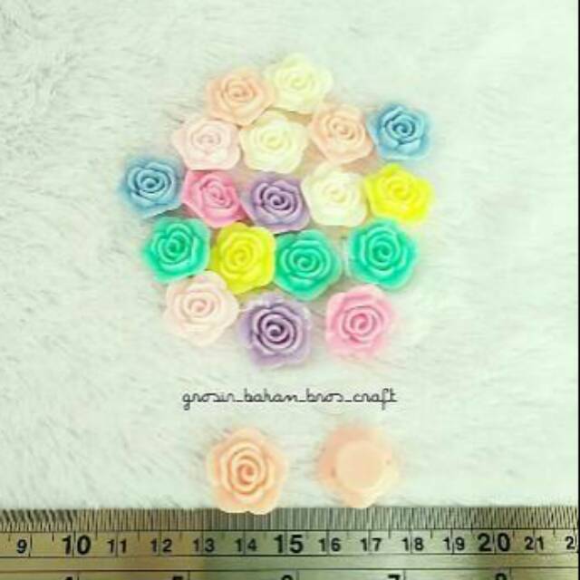 Resin Mawar variasi 01 s.d 10 ( harga per lusin)