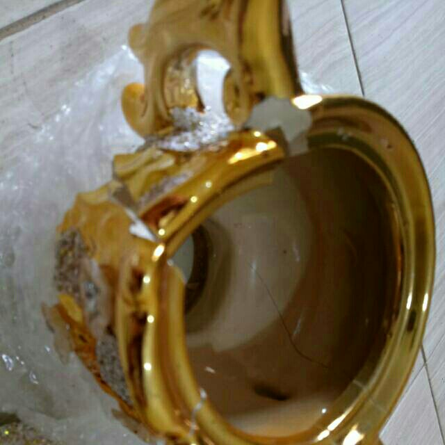 Toples Set 3 Gold Pasir(gliter)