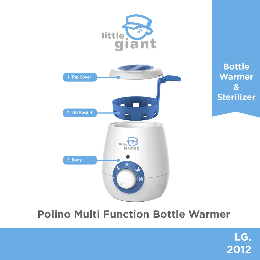 Little Giant - LG. 2012 Polino Multi Function Bottle Warmer - Penghangat Botol Susu Bayi - Penghangat Makanan - Warmer