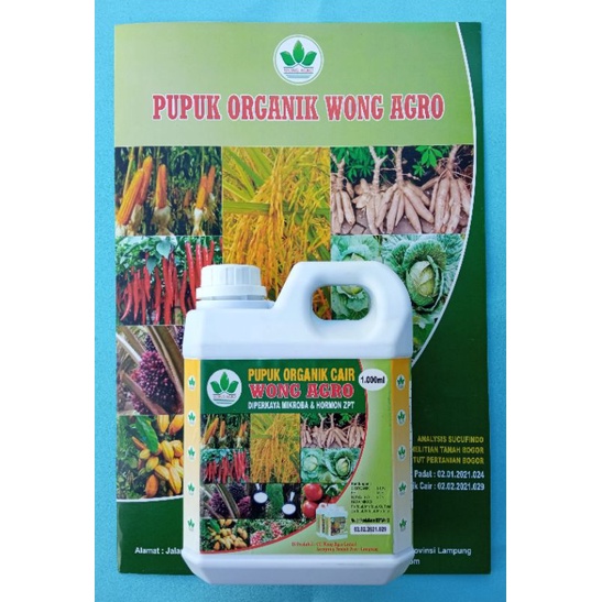 Pupuk Organik Cair Wong Agro 1.000ml