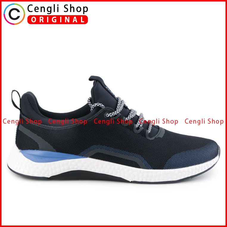 PLAYBOY SEPATU SNEAKER CASUAL PRIA ORIGINAL TERBARU BIRU NAVY PL15