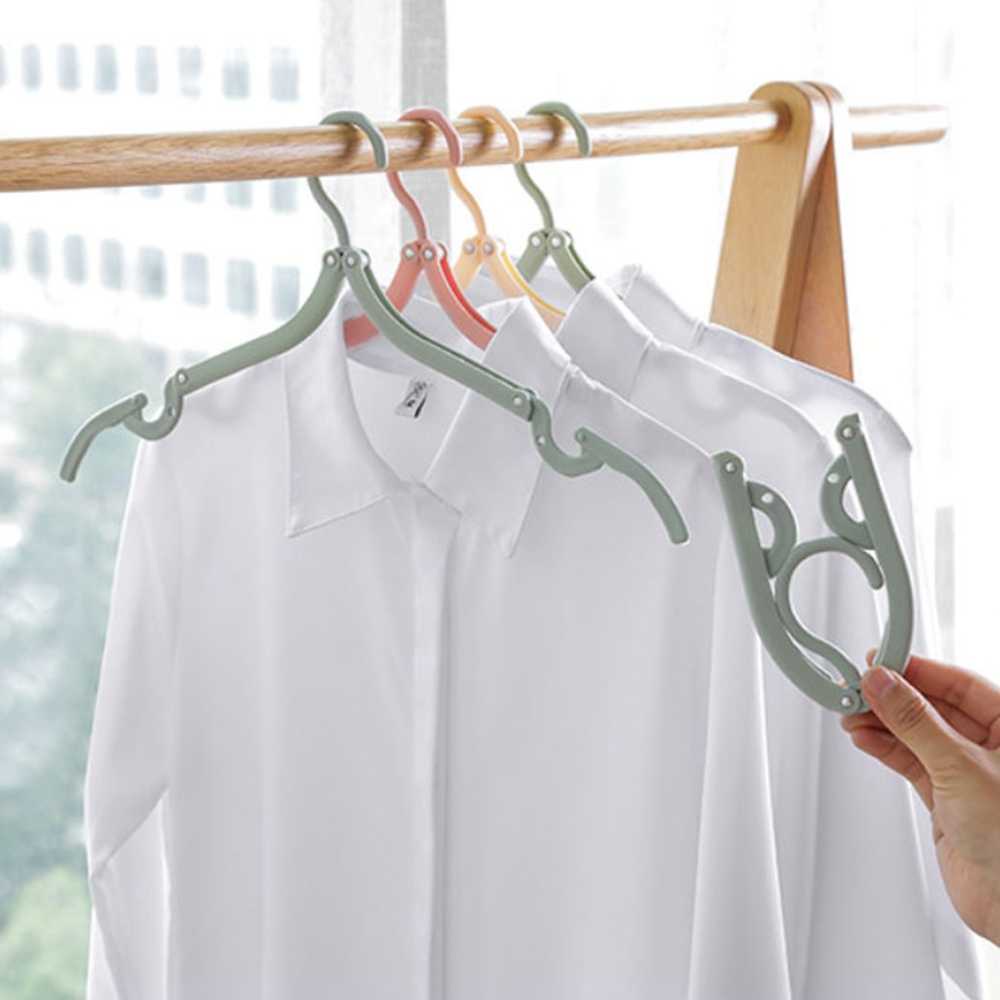 Gantungan Baju Lipat Portable Magic Hanger Multifungsi Hanger Baju Lipat Gantungan Baju Dinding Hangers