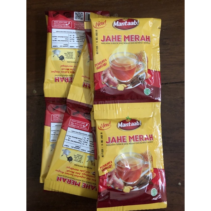 

Mantaab! JAHE MERAH Intrafood 1 renteng isi 10 sachet