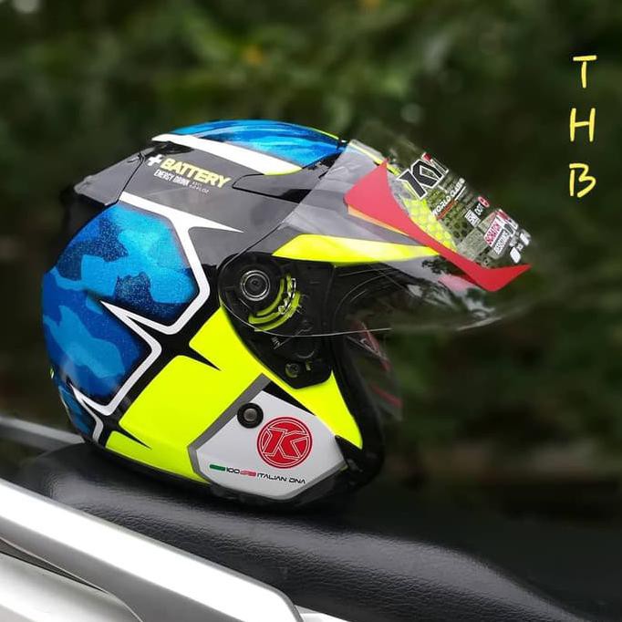 BARANG BERKUALITAS KYT VENOM OPEN ALEIX ESPARGARO BLUE ON SALE